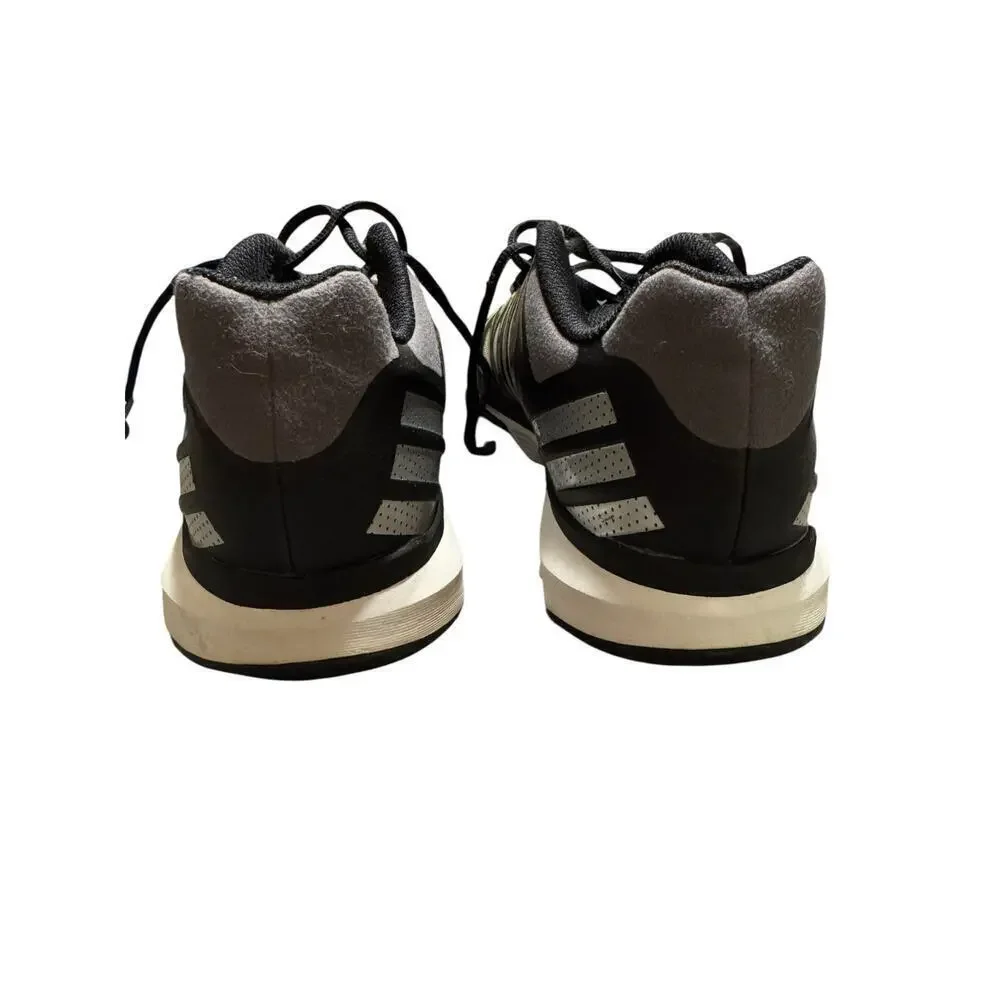 Adidas Size 9 1/2 US Black/Green/Silver Adituff Men’s Sneakers Athletic Shoes